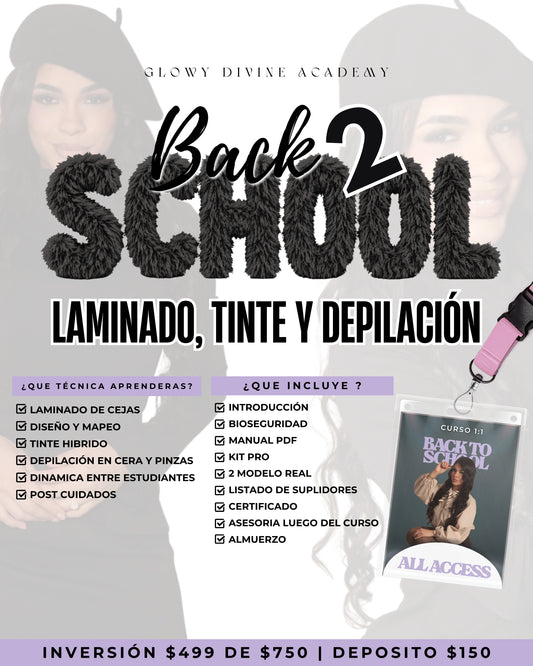 Back to School: Laminado, Tinte y Depilación