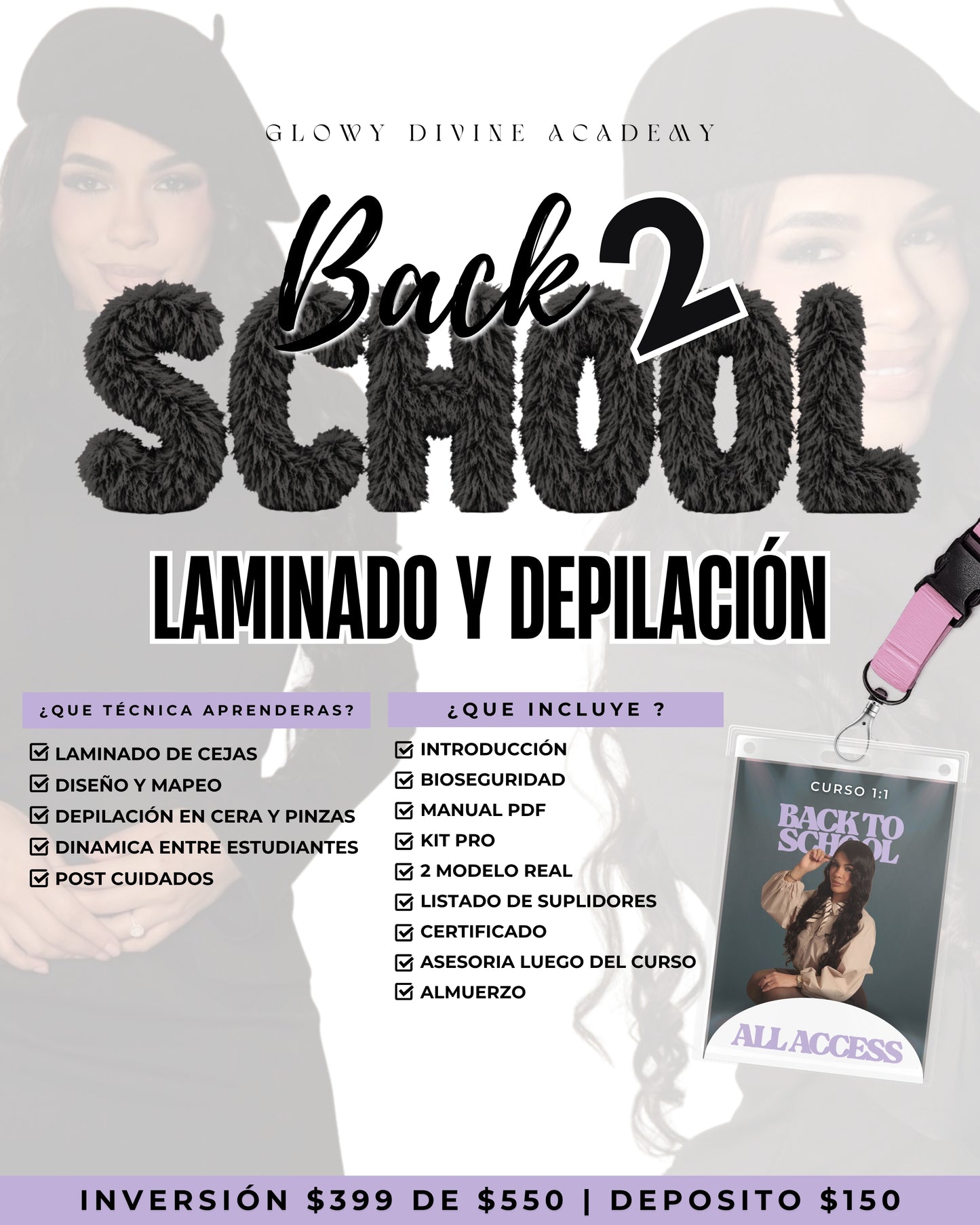 Back to School: Laminado y Depilación